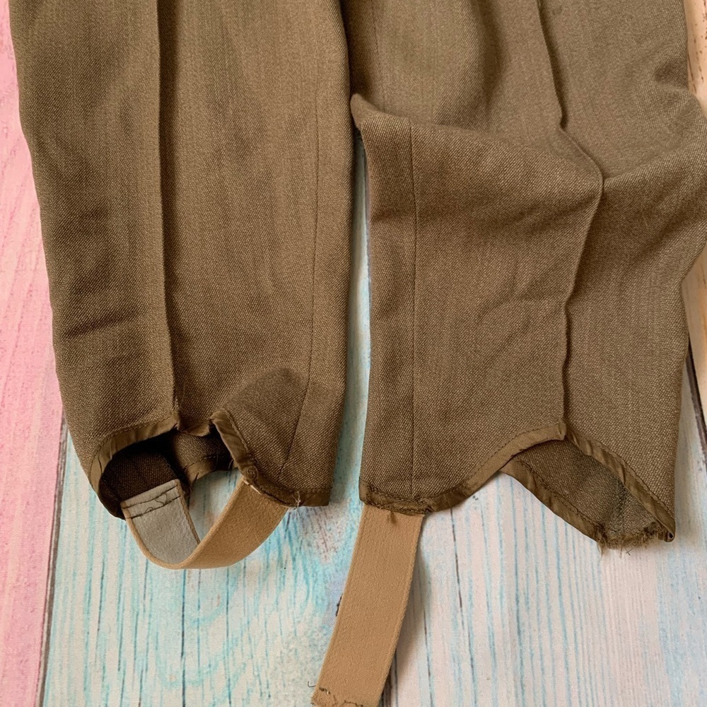 Vintage 100% wool Ralph Lauren stirrup trousers - Picture 4 of 12
